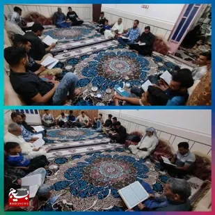کوچه پس کوچه های روستاهای شوشتر با هرخانه یک ختم قرآن