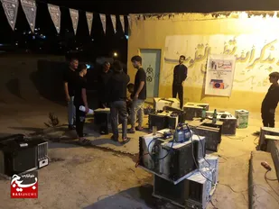 تعمیر بیش از ۲۰۰ کولر خانواده های نیازمند در مسجد سلیمان