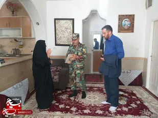 دیدار ارشد نظامی آجا در استان سمنان از خانواده شهدای بخش بیارجمند شاهرود+تصاویر