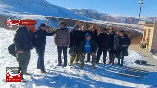 بازگشت تیم ۱۸ نفره بسیجیان پردیسان قم از امدادرسانی به زلزله&zwnj;زدگان خوی