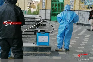 اجرای مرحله دوم ضدعفونی به همت پایگاه ولایت همدان