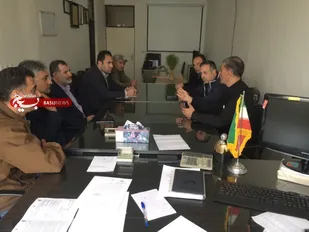 جلسه مشترک هیئت مدیره بانک رسالت استان آذربایجان غربی با کانون بسیج مهندسین عمران و معماری شهرستان سلماس