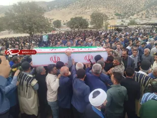 تشییع باشکوه پیکر شهید &laquo;ابوالفضل گودرزی&raquo; در دزپارت