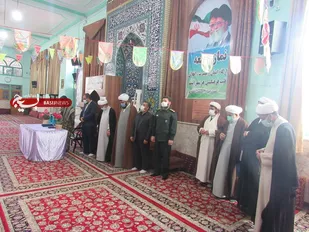 مراسم تکریم و معارفه استادیار شبکه صالحین سپاه چناران
