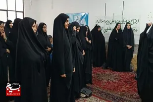 اجتماع خواهران بسیجی طلبه سراوان در حمایت از مردم مظلوم فلسطین