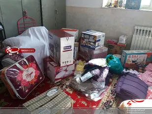 اهدا 3 کمک جهزیه به 3 زوج به&zwnj;همت پایگاه حضرت خدیجه(س) بهار
