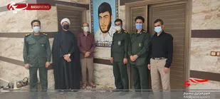 دیدار با خانواده معلم شهید خضر نامور در هفته عقیدتی سیاسی