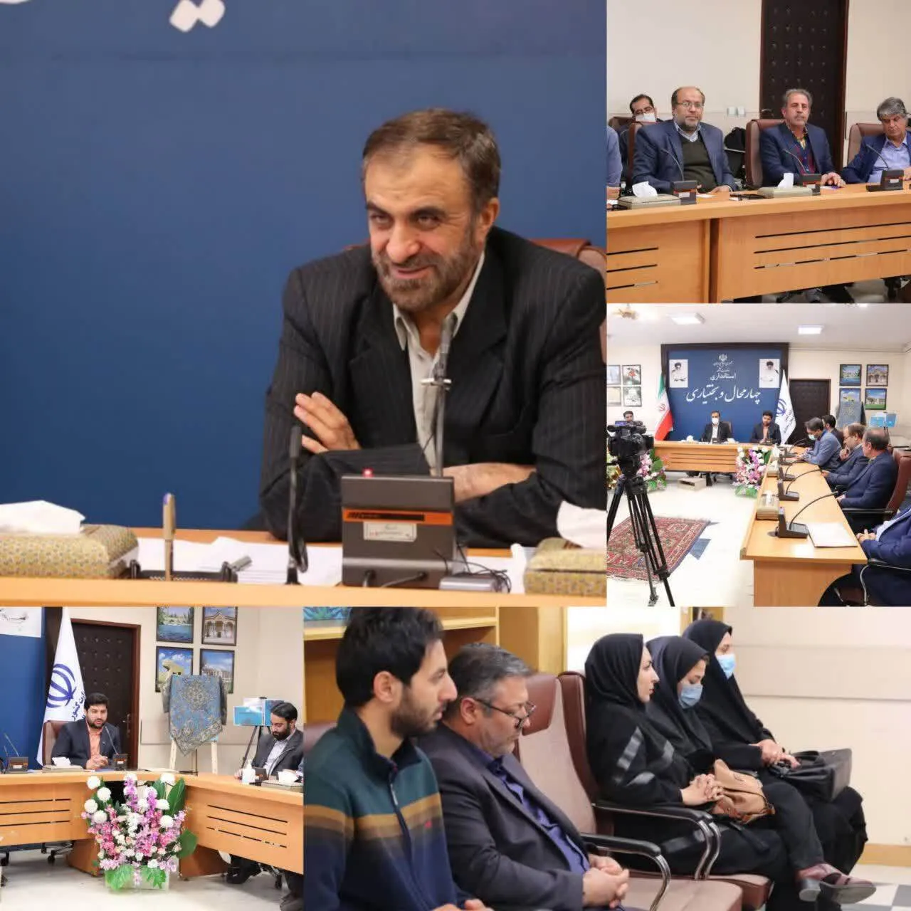 دیدار جمعی از هنرمندان وپیشکسوتان سازمان بسیج هنرمندان با استاندار محترم استان چهار محال و بختیاری