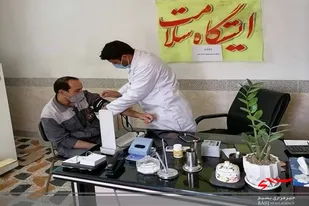 برپایی ایستگاه سلامت در نیروگاه گازی شهرستان زاهدان