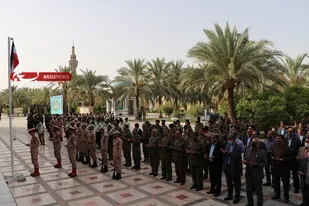 برگزاری صبحگاه مشترک به مناسبت سوم خرداد در طبس
