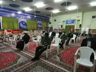 مراسم عزاداری شهادت حضرت زهرا(س) در حسینیه سپاه گرمسار برگزار شد