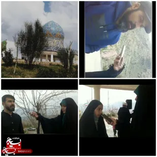 لحظه تحویل سال در جوار شهدای گمنام شهرستان ایذه و مصاحبه با تنی چند از مشتاقان شهداء
