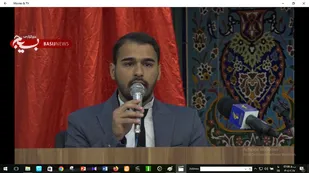 فرهنگیار سرباز، حافط کل قرآن کریم  علی اصغر سیفی در محفل انس با قرآن کریم در حسینیه کریم اهل بیت علیه السلام