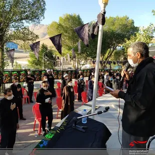 سوگواری شهادت امام حسین (ع) در سامان