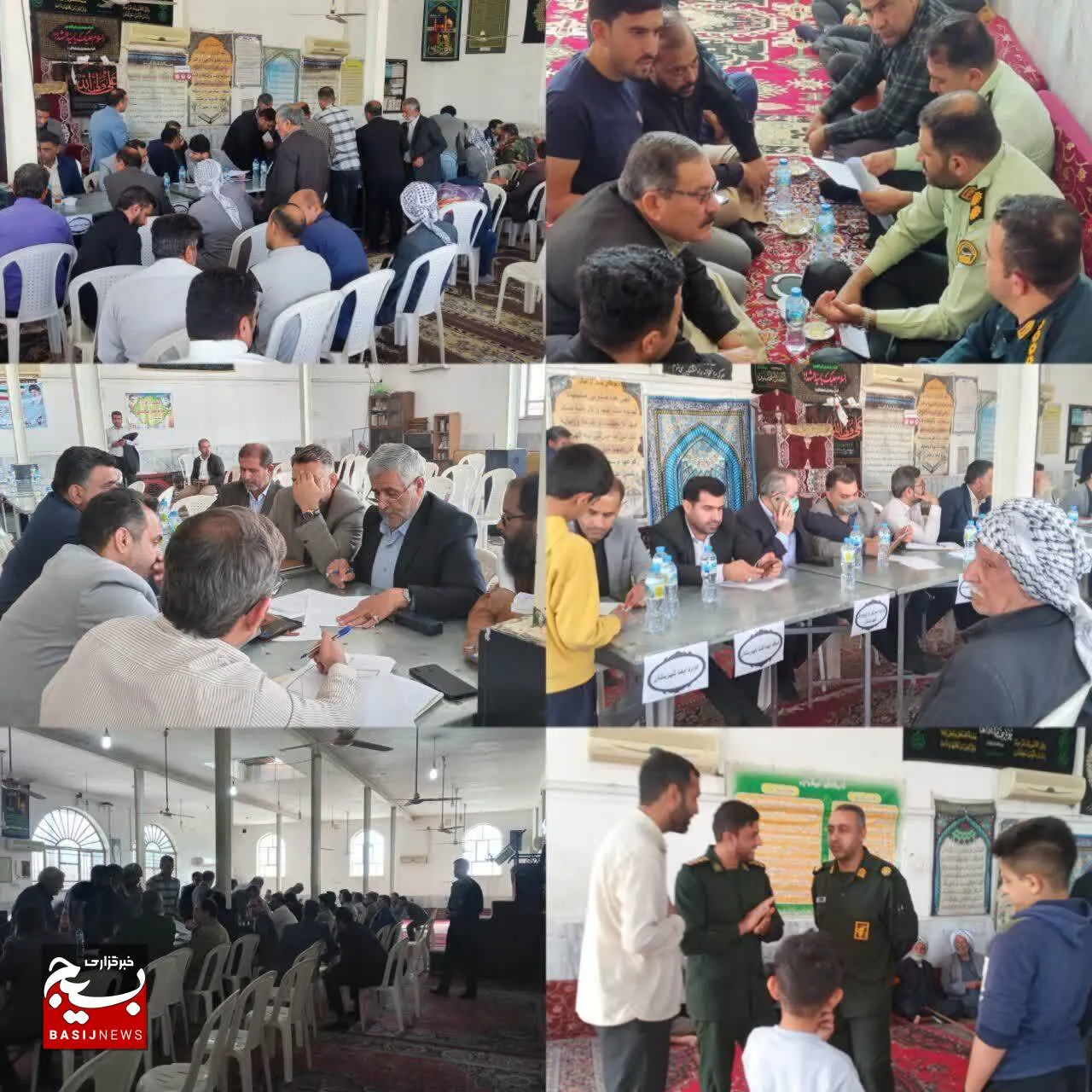 برگزاری میز خدمت در کوی شهید بهشتی خیط الرواس