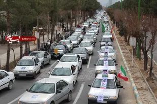 راهپیمایی پرشور شهرستان آران و بیدگل