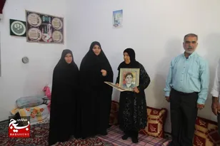 دیدار با خانواده شهید عبدالرسول حیدری توسط حوزه مقاومت بسیج حضرت معصومه (س)تنگستان