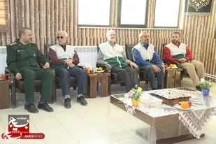 دیدار اعضای کانون مرکزی خادمیاران رضوی شاهرود با فرمانده سپاه
