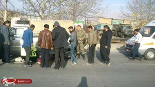 بی&zwnj;احتیاطی یک راننده در ملایر خطرآفرین شد