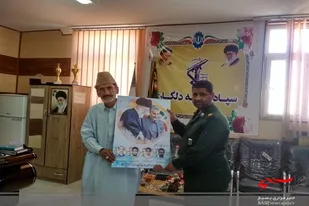 تجلیل و قدردانی از معتمد شهرستان دلگان