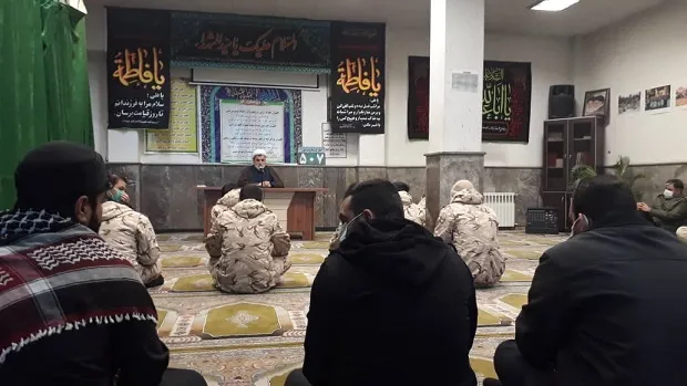 برگزاری آئین عزاداری سالروز شهادت حضرت زهرا(س) در سپاه شهرستان قدس
