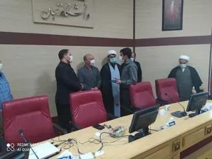 مراسم معارفه و تکریم مدیر کانون نهضت استادی دانشگاه زنجان برگزار شد
