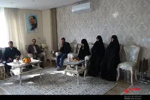 سرکشی جمعی از مسئولان فرودگاه همدان از خانواده شهدا