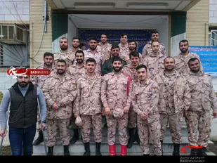 برگزاری مراسم تکریم سرباز در سپاه چالوس