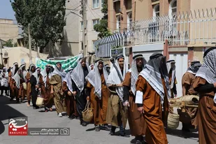 آئین حرکت نمادین طایفه بنی اسد در همدان