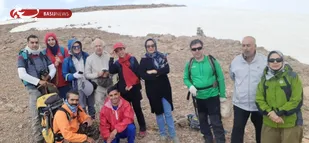 صعود جمعی از کارکنان دانشگاه علوم پزشکی شاهرود به قله شاهوار