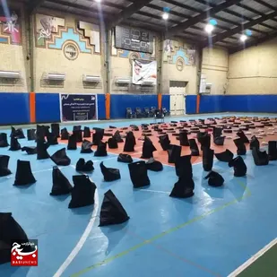 اهدا ۴۰۰ بسته کیف و نوشت افزار  توسط جهادگران اهوازی