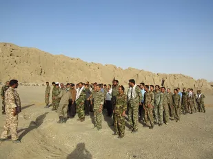 برگزاری آموزش تکمیلی گردان بیت المقدس در میناب