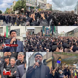 برپایی دسته عزاداری رزمندگان و پیشکسوتان سپاه حضرت عباس علیه السلام