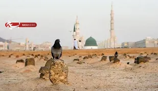 مراسم عزاداری تخریب حرم ائمه بقیع در گلزار شهدای بهشت زهرا (س)