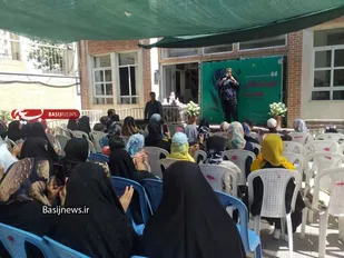 برگزاری مراسم فرشتگان همت به مناسبت دهه کرامت در ناحیه مقاومت بسیج امام صادق(ع)