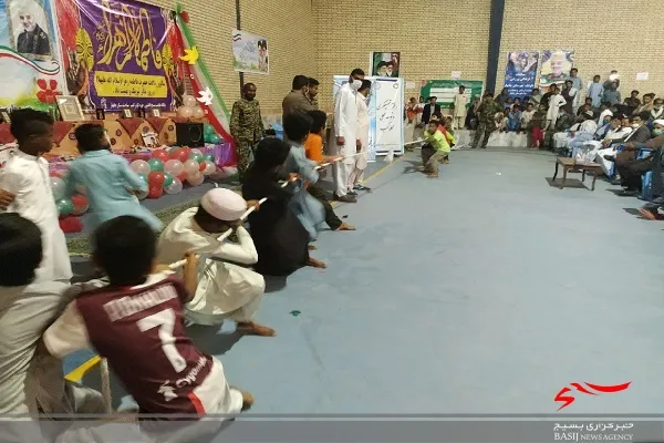 برگزاری مسابقات بازی‌های بومی و محلی در روستای کمب شهرستان چابهار