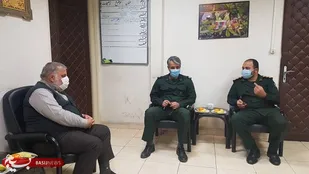 بررسی برنامه های فرهنگی در دیدار فرمانده سپاه ناحیه ری با رییس بنیاد شهید شهرستان