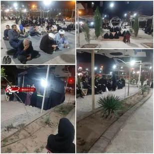 برپایی موکب شهدای خدمت در جوار شهید گمنام