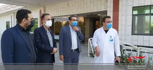 میز خدمت جهادی در بیمارستان حضرت رسول اکرم(ص) خمینی شهر