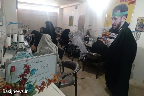 تقدیر از خیاطان جهادگر بسیجی کارگاه شهید «مصطفوی» بهار
