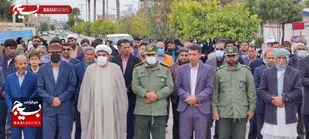 راهپیمایی مردم شهرستان فاریاب در محکومیت اهانت به قرآن کریم