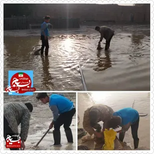 فعالیت گروه جهادی پایگاه شهید محلاتی حوزه شهید آوینی ناحیه شهرستان هندیجان