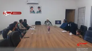 دیدار اعضای شورای جهادی سپاه با امام جمعه رفسنجان بمناسبت هفته بسیج سازندگی