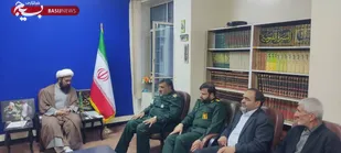 دیدار رییس ستاد بازسازی عتبات عالیات استان با امام جمعه شهرستان باشت