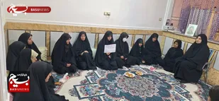 دیدار صمیمی خواهران بسیجی با خانواده شهید &laquo;میثم حسینی&raquo; در گتوند