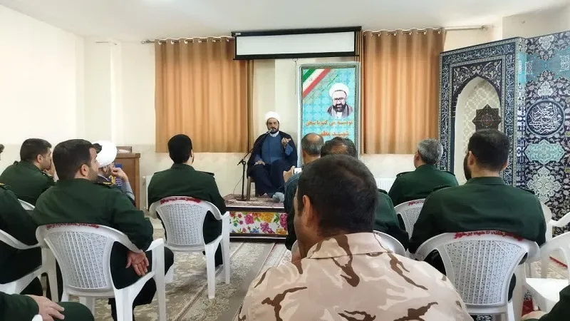 مراسم گرامیداشت هفته عقیدتی سیاسی در ناحیه برخواربرگزار شد.