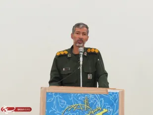 تشکر فرمانده ناحیه مقاومت بسیج سپاه درمیان حضور عزت آفرین مردم در راهپیمایی 22 بهمن