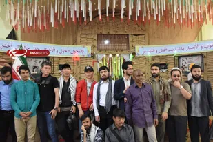 حضور کاروانهای گنبد و جامعه المصطفی در شلمچه و نهر خین