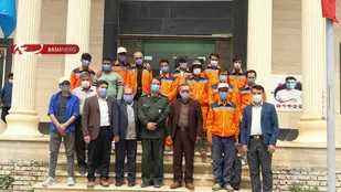 دیدار جمعی از کارگران ماهنشانی با فرمانده سپاه این شهرستان