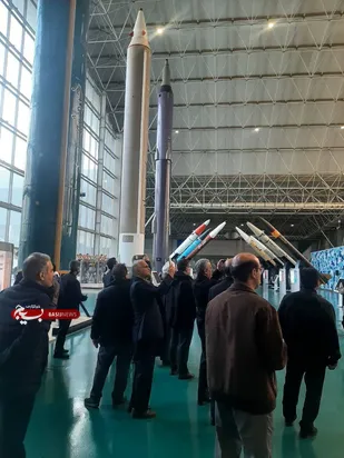 بازدید مسوولین سازمان بسیج دانش آموزی استان کهگیلویه و بویراحمد از نمایشگاه هوافضای سپاه